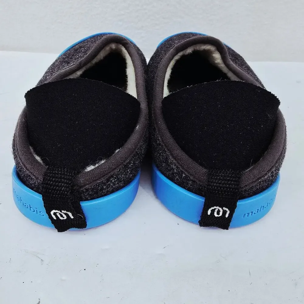 Mahabis Classic Convertible Shoes Slippers Gray Blue EU 39
